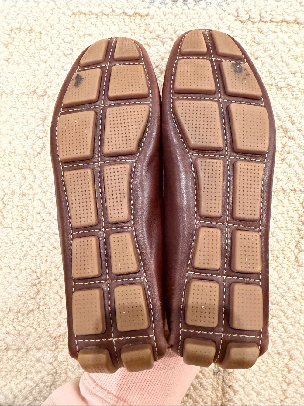 Cole Haan Brown Leather Driving Loafers Women’s 7.5B Slip-On Moccasins - Picture 4 of 7